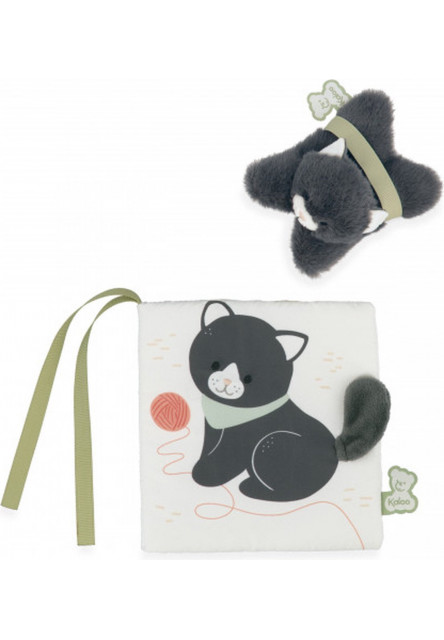 Les Amis - Plyšová knižka Mačka Chamallow v dome Kaloo