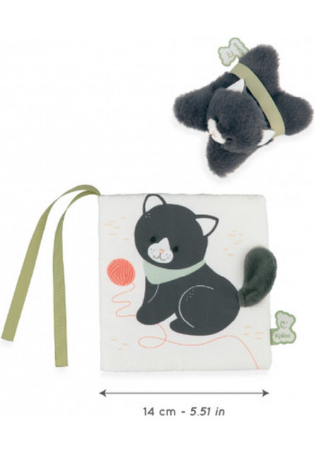 Les Amis - Plyšová knižka Mačka Chamallow v dome