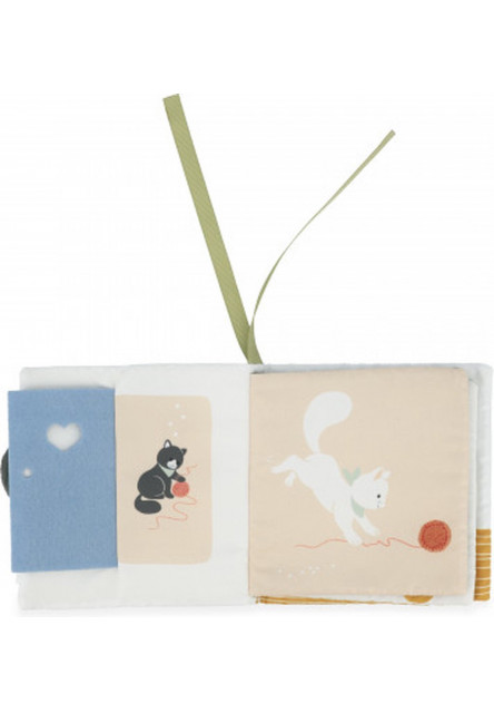 Les Amis - Plyšová knižka Mačka Chamallow v dome