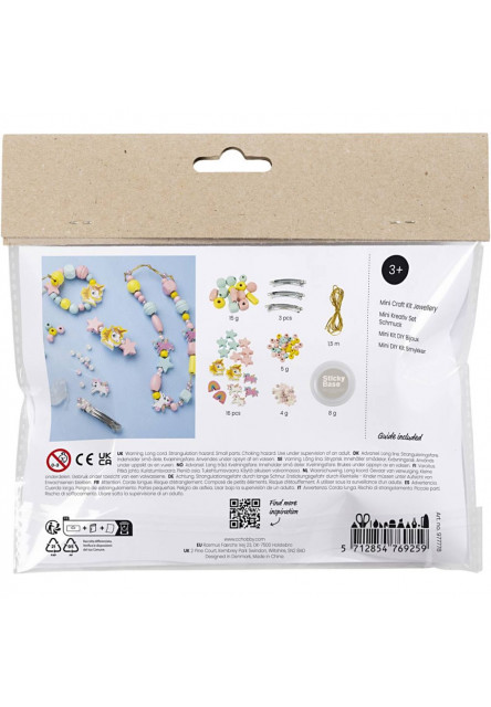 Kreativní sada Šperky z korálků s jednorožcem