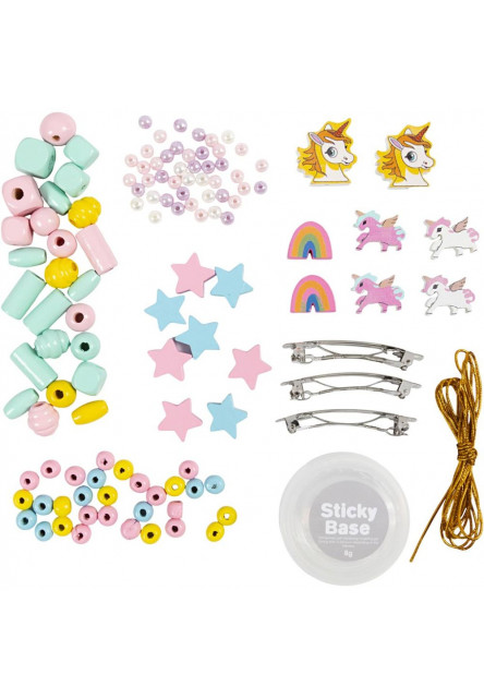 Kreativní sada Šperky z korálků s jednorožcem