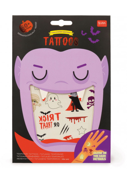 Detské tetovanie Legami Temporary Tattoos - Tattoos - Halloween Legami