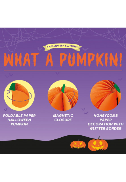 Papierová dekorácia Legami What A Pumpkin! - Pumpkin
