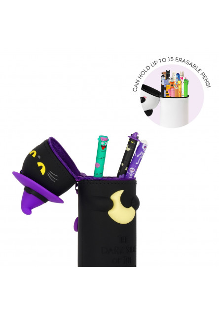 Peračník Legami 2-In-1 Silicone Pencil Case - the Dark side of the Meow