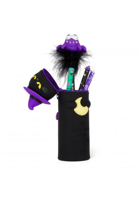 Peračník Legami 2-In-1 Silicone Pencil Case - the Dark side of the Meow