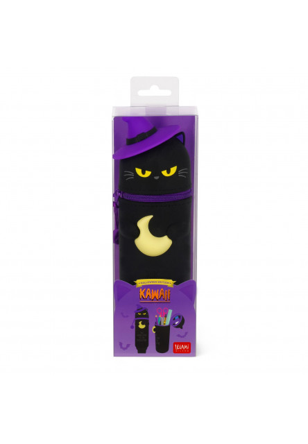Peračník Legami 2-In-1 Silicone Pencil Case - the Dark side of the Meow
