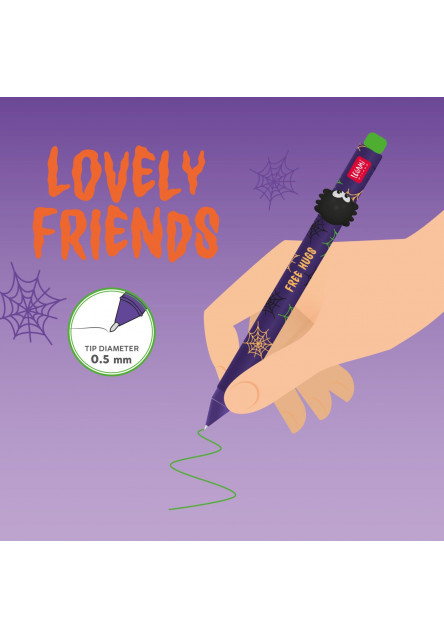 Gélové pero Legami Gel Pen With Animal Decoration - Lovely Friends