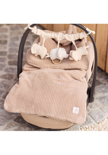 Fusak do autosedačky Cloudy Rib Milky Coffee