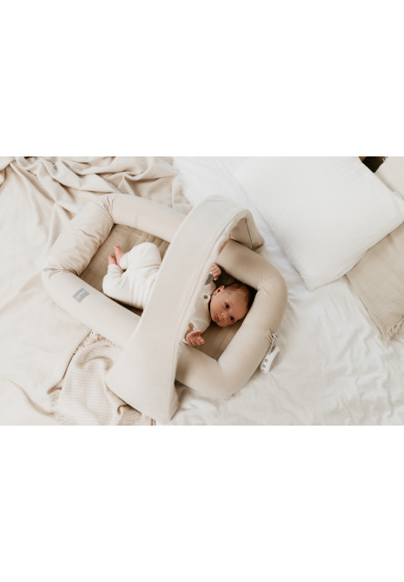 Nastavitelná hrazdička s hračkami a bílým šumem 2v1 Sleepee Grey