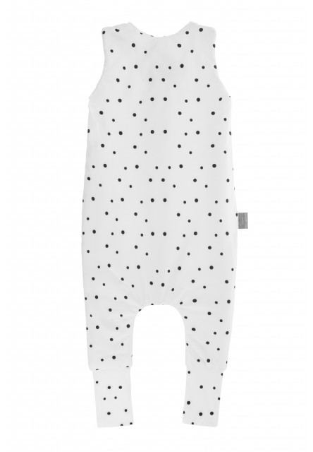 Celoroční spací pytel s nohavicemi Sleepee Černé tečky M
