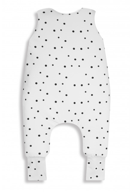 Celoroční spací pytel s nohavicemi Sleepee Černé tečky XS