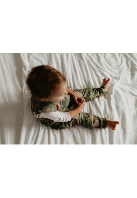 Celoroční spací pytel s nohavicemi Sleepee Černé tečky XS