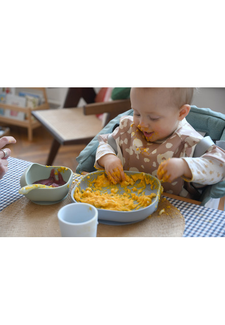 Jídelní sada silikonová 4-dílná Pebble