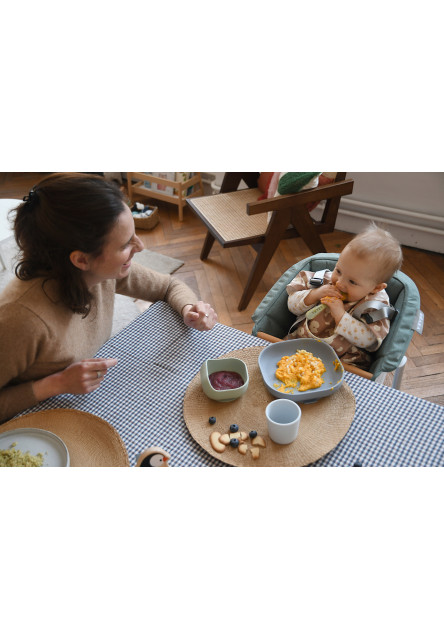 Jídelní sada silikonová 4-dílná Pebble