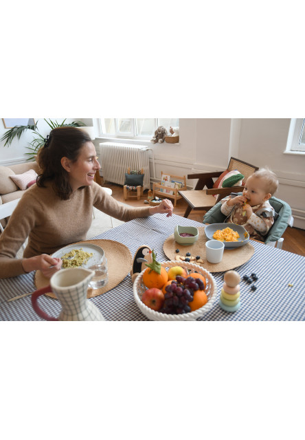 Jídelní sada silikonová 4-dílná Pebble