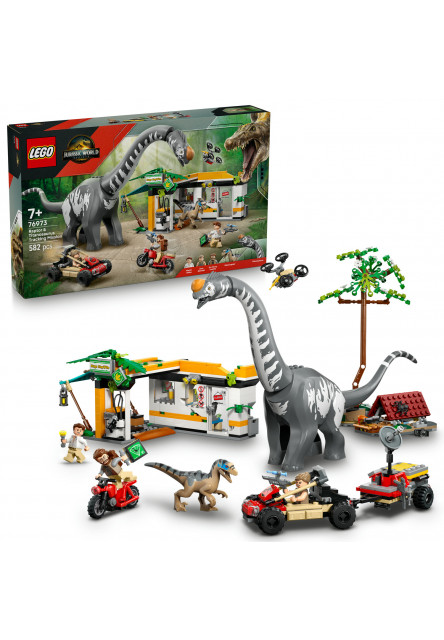 Misia na sledovanie raptora a titanosaura Lego®