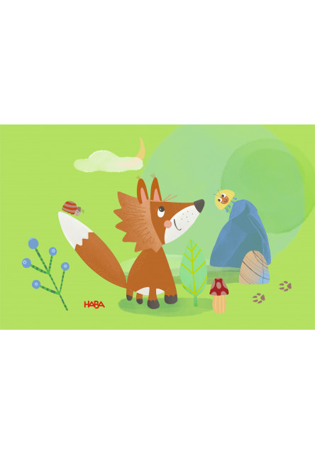 Puzzle pre najmensich Lesné zvieratká 6 ks