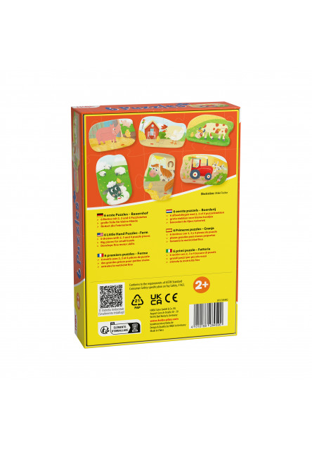 Puzzle pre najmenších Farma 6 ks