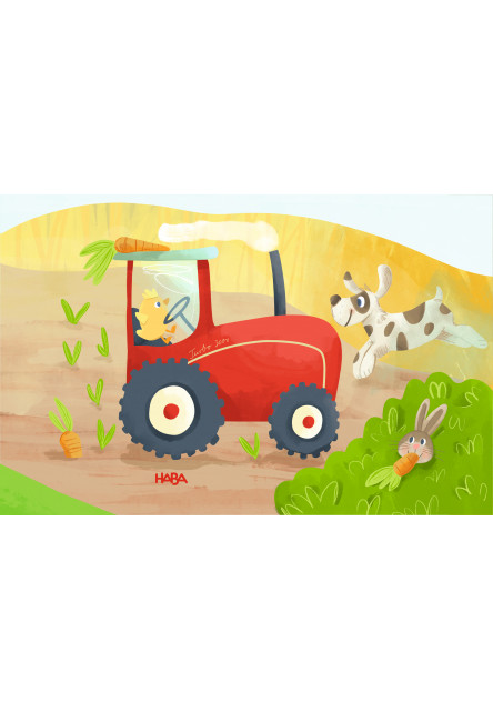 Puzzle pre najmenších Farma 6 ks