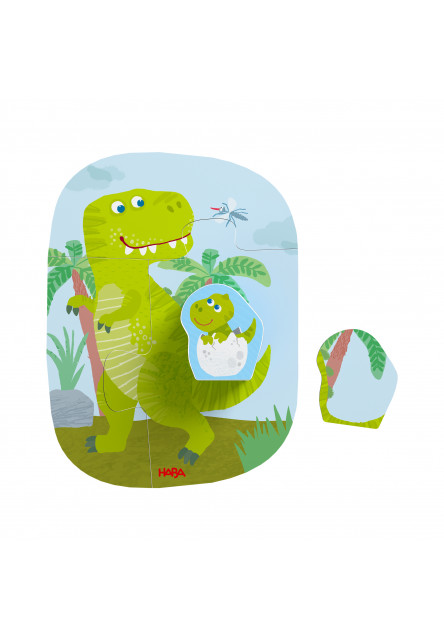 Puzzle pre najmenších Dinosaury 4 ks