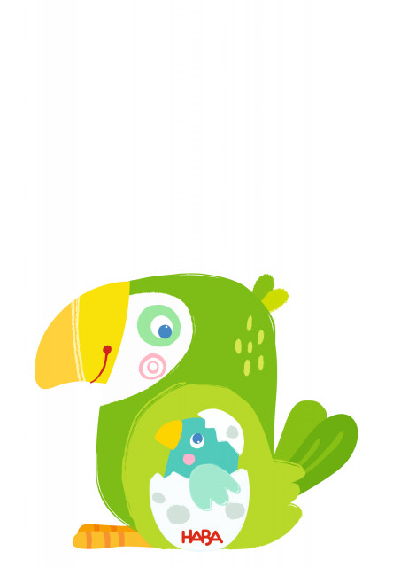 Puzzle pre najmenších Zvieracia rodinka 6 ks