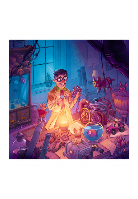 Hra a Puzzle 2v1 Bláznivý vrtuľník