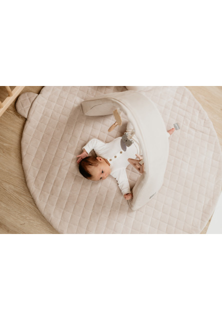 Multifunkční hnízdečko pro miminko s hrazdičkou a hračkami 3 v 1 Sleepee Sand