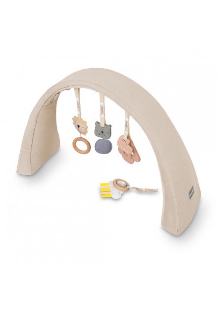 Multifunkční hnízdečko pro miminko s hrazdičkou a hračkami 3 v 1 Sleepee Sand