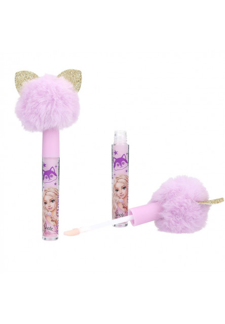 Lesk na pery pompom fialový