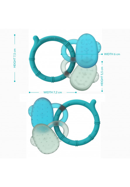 Chladiace hryzadlo - blue & mint