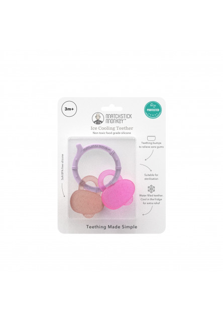 Chladiace hryzadlo - original pink & dusty pink