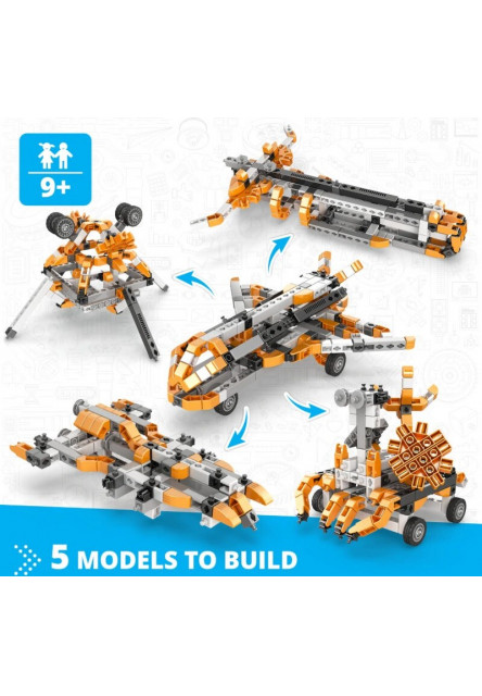 Engino INVENTOR MECHANICS vesmírny raketoplán s 5 bonusovými modelmi