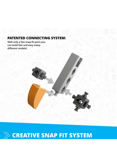 Engino INVENTOR MECHANICS vesmírny raketoplán s 5 bonusovými modelmi