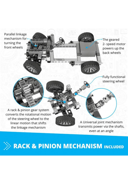 Engino INVENTOR MOTORIZED offroader s 10 bonusovými modelmi