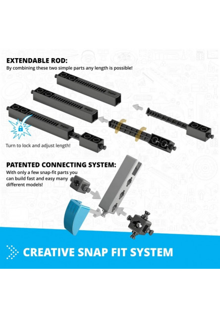 Engino INVENTOR MOTORIZED offroader s 10 bonusovými modelmi