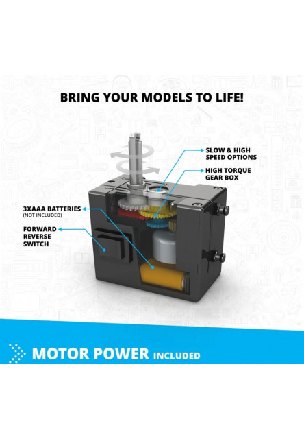 Engino INVENTOR MOTORIZED vrtuľník s 10 bonusovými modelmi