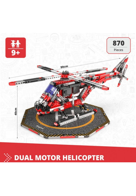 Engino MEGA BUILDS: Dvojmotorový vrtuľník