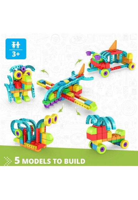 Engino QBOIDZ lietadlo s 5 bonusovými modelmi