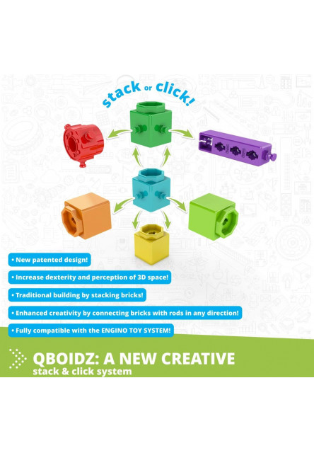 Engino QBOIDZ lietadlo s 5 bonusovými modelmi