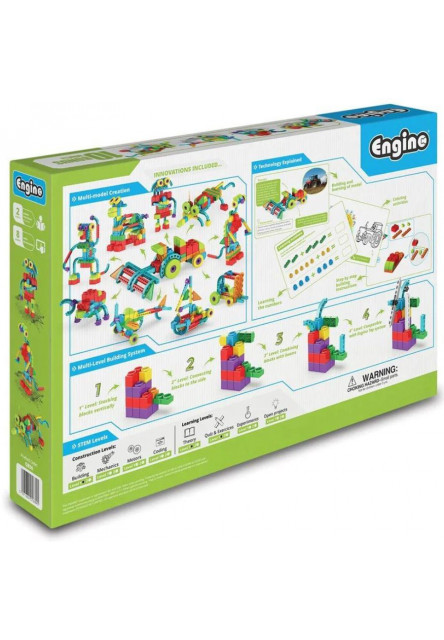 Engino QBOIDZ farmársky traktor s 10 bonusovými modelmi