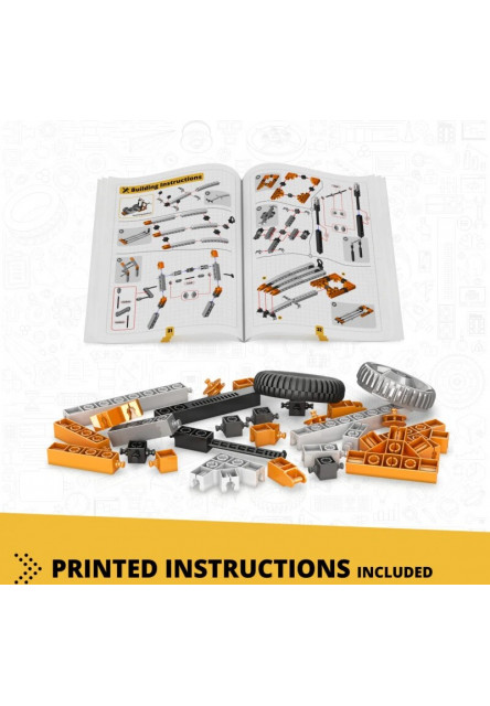 Engino STEM MECHANICS: Kolesá, nápravy a naklonené roviny