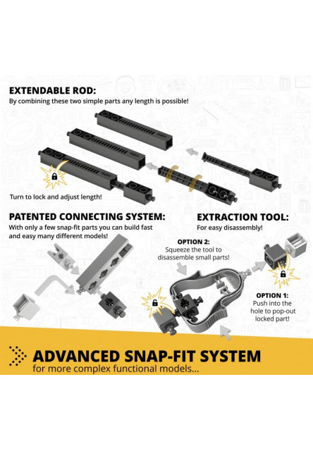 Engino STEM MECHANICS: Kolesá, nápravy a naklonené roviny