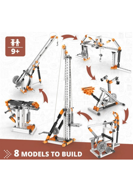 Engino STEM MECHANICS: Kladkové pohony