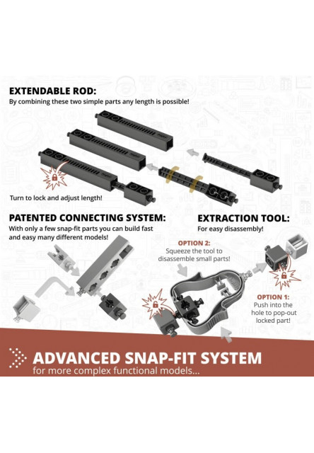 Engino STEM MECHANICS: Kladkové pohony