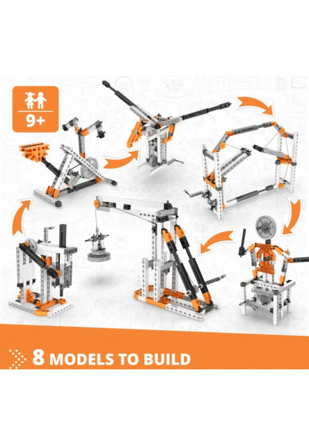 Engino STEM MECHANICS: Vačky a kľuky