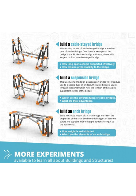 Engino STEM STRUCTURES: Budovy a mosty