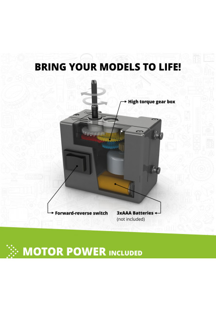 Engino Stem jurská zem - motorizované modely