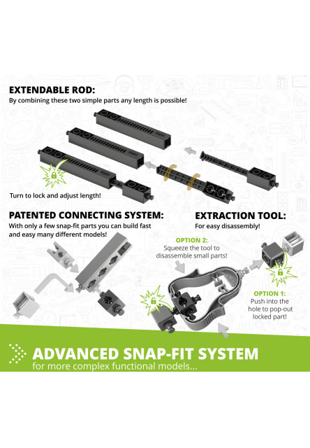 Engino Stem jurská zem - motorizované modely