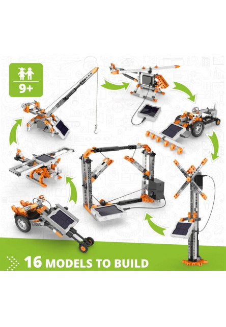 Engino STEM SOLAR POWER: Premena slnečného svetla na elektrinu