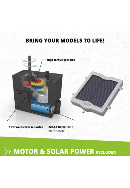 Engino STEM SOLAR POWER: Premena slnečného svetla na elektrinu